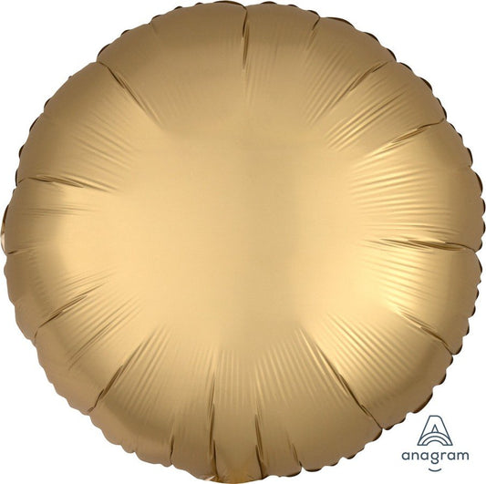 45cm Standard HX Satin Luxe Gold Sateen Circle