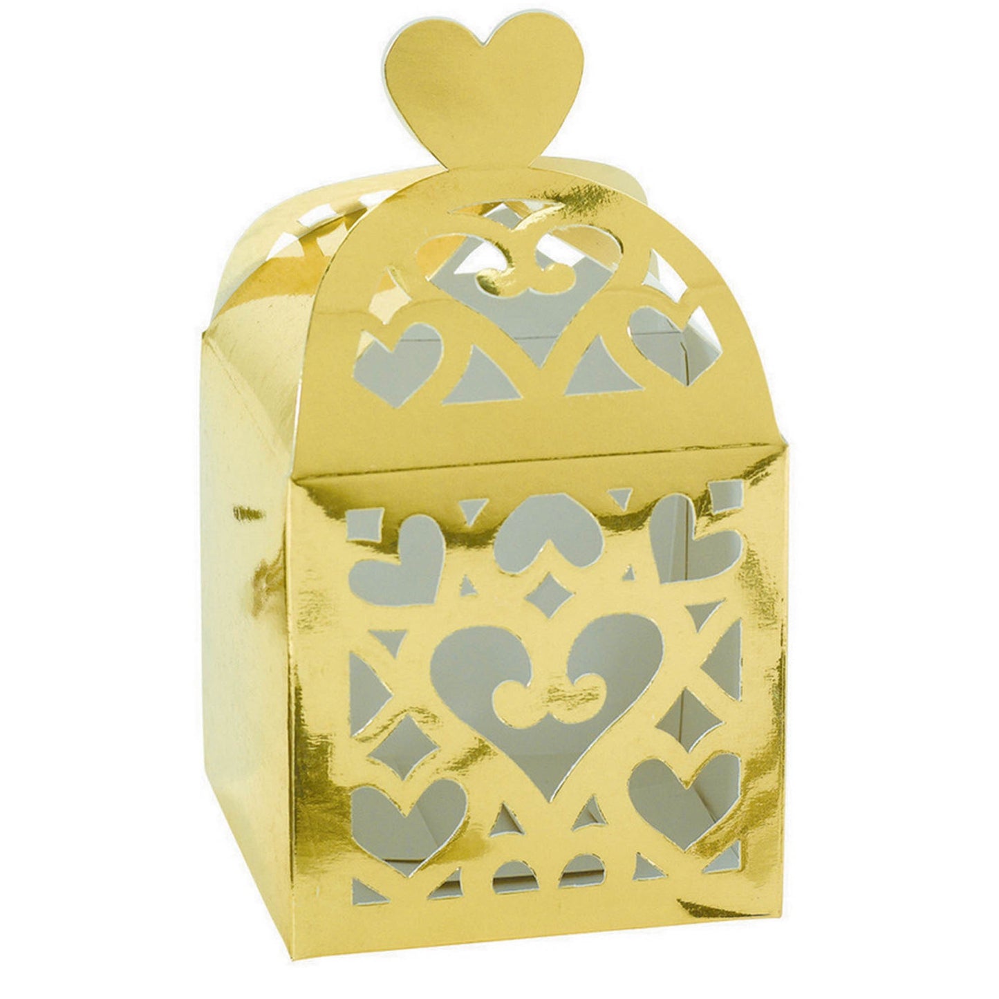 Lantern Paper Favor Box - Gold