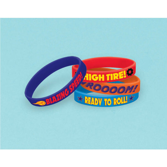 Blaze Rubber Bracelet Favor (Pack of 6)