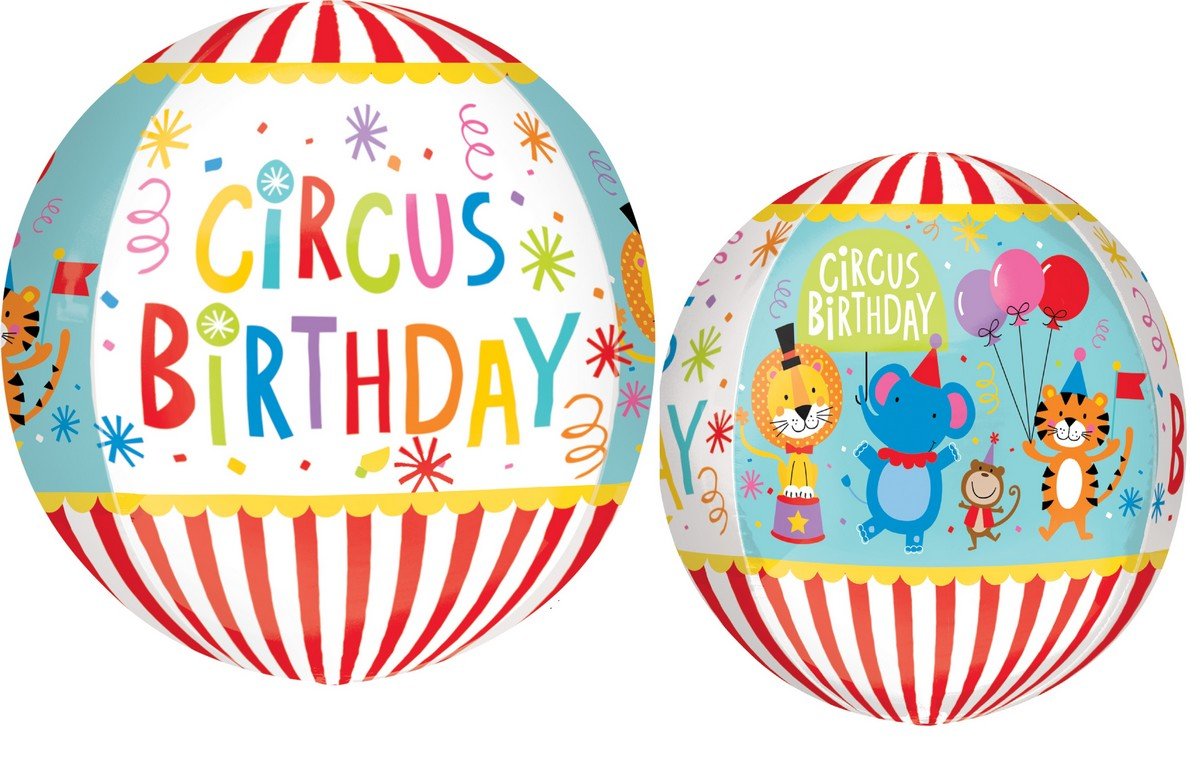 Orbz XL Circus Theme Birthday