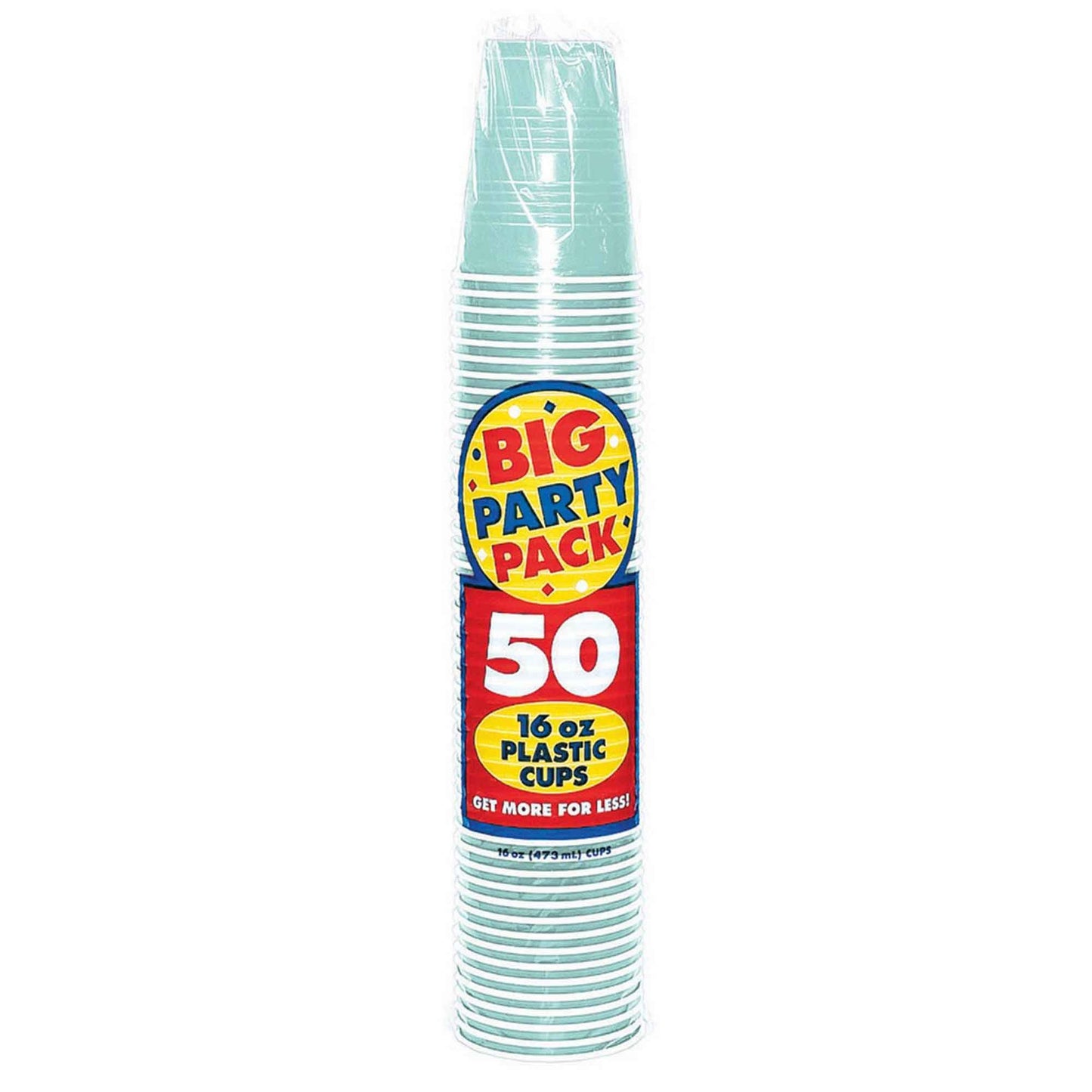 Big Party Pack 473ml Plastic Cups Robin's-egg Blue