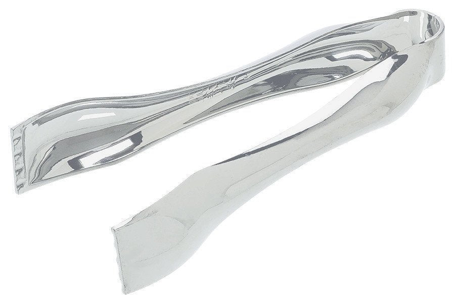 Plastic Tongs Small Silver