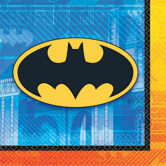 Batman Beverage Party Napkins (Pack of 16)