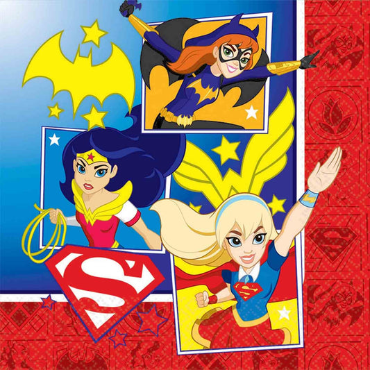 DC Superhero Girls Lunch Napkins