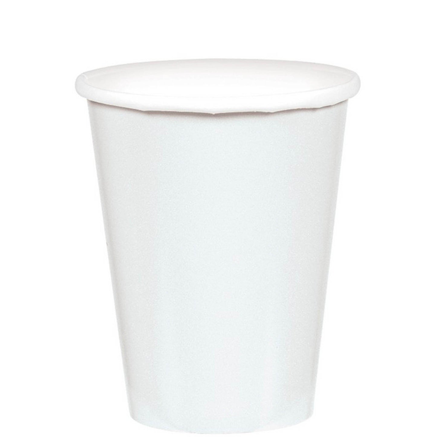 266ml Cups Paper - Frosty White (Pack of 20)