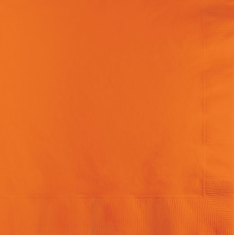 Sunkissed Orange Lunch Napkins