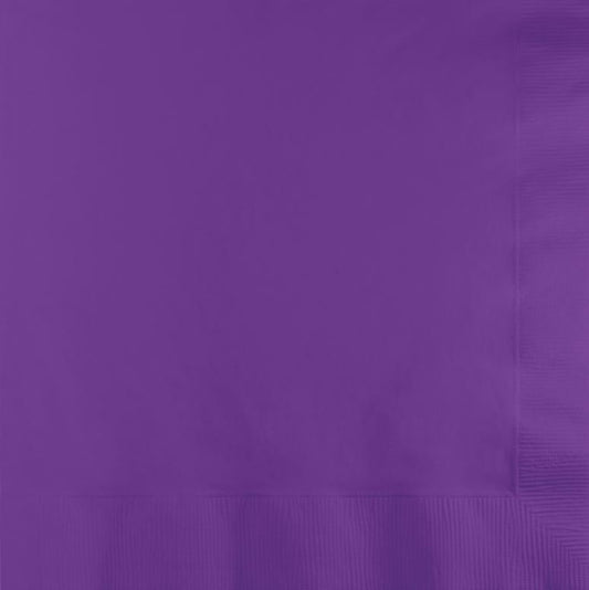 Amethyst Purple Lunch Napkins (Pack of 50)