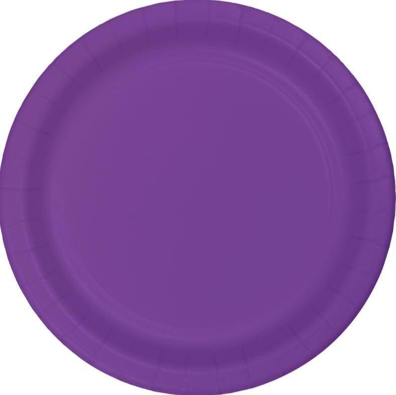 Amethyst Purple Dinner Plates Paper 23cm