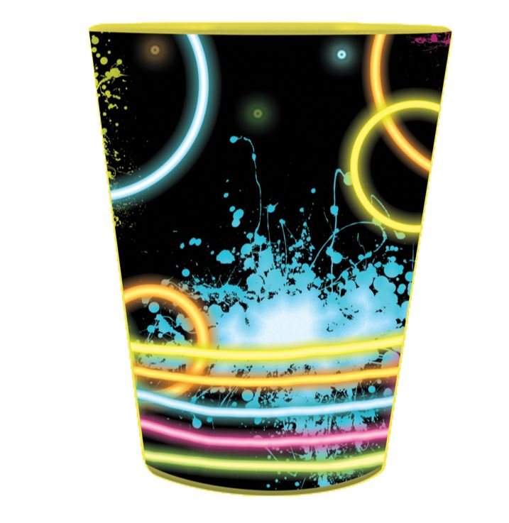 Glow Party Keepsake Souvenir Favor Cup Plastic 473ml