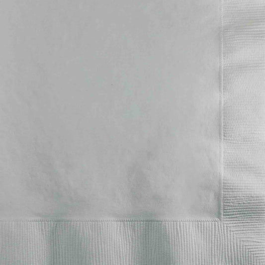 Shimmering Silver Lunch Napkins