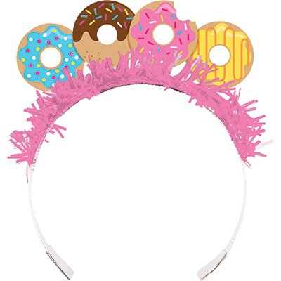 Donut Time Tiara's & Tissue Fringe