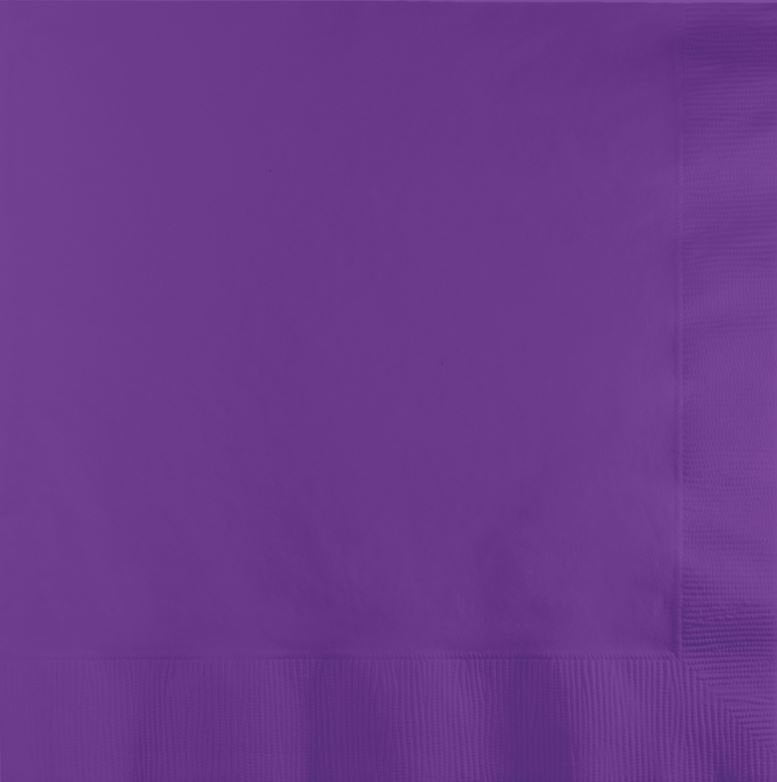 Amethyst Purple Beverage Napkins