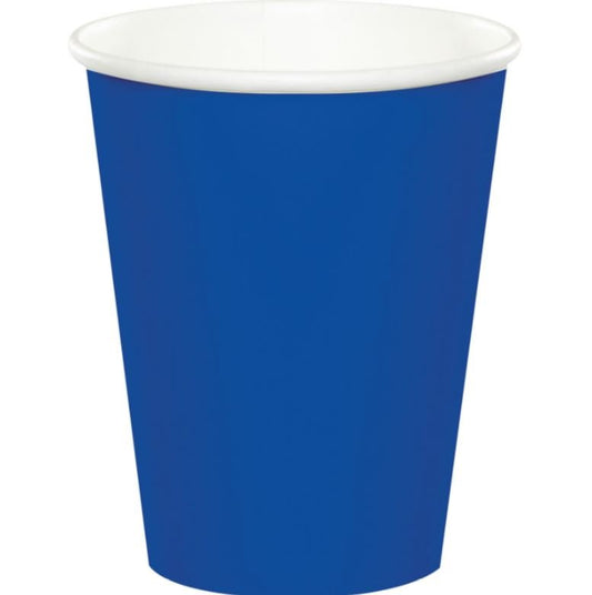 Cobalt Blue Cups Paper 266ml