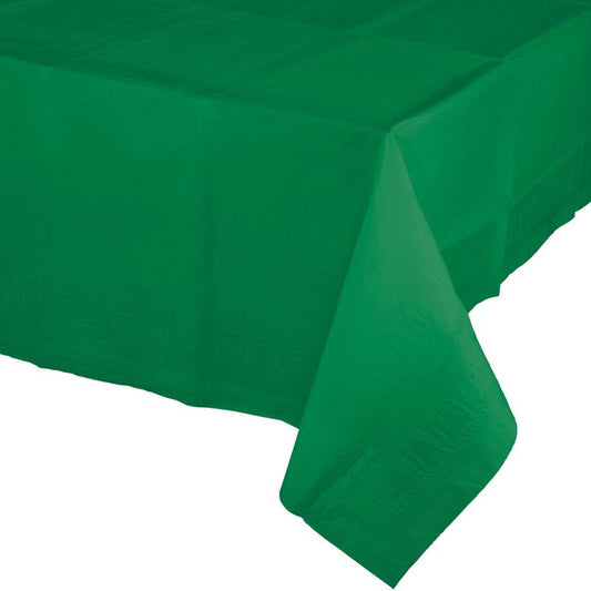 Emerald Green Tablecover Plastic 137cm x 274cm