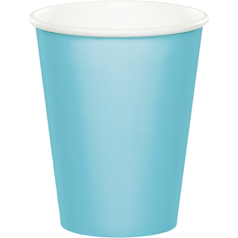 Pastel Blue Cups Paper 266ml