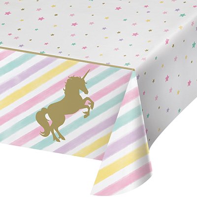 Unicorn Sparkle Tablecover Plastic All Over Print 137cm x 259cm