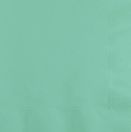 Fresh Mint Green Beverage Napkins