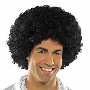 Wig Afro Black