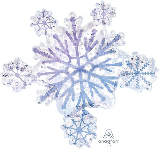 SuperShape Holographic Snowflake Cluster