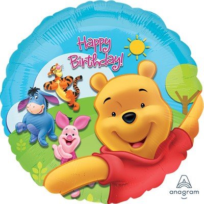 45cm Standard XL Pooh & Friends Sunny Birthday