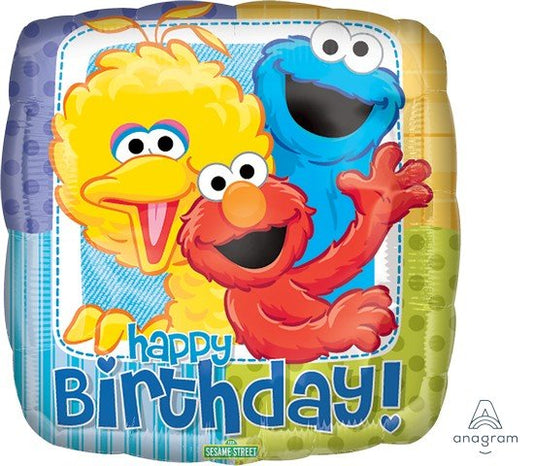 45cm Standard XL Sesame Street Birthday