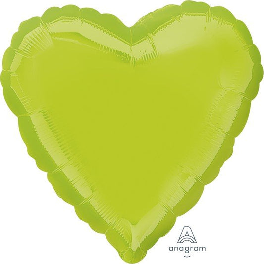 45cm Standard Heart HX Kiwi Green