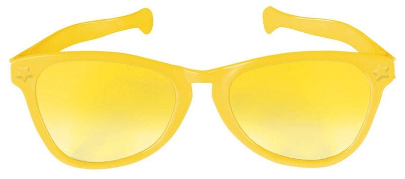 Jumbo Glasses - Yellow