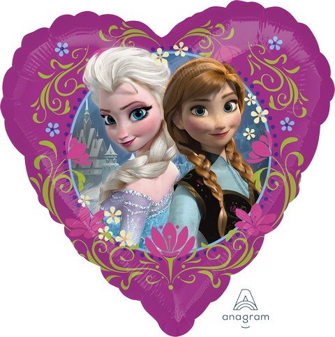 45cm Standard Disney Frozen Love Heart Balloon