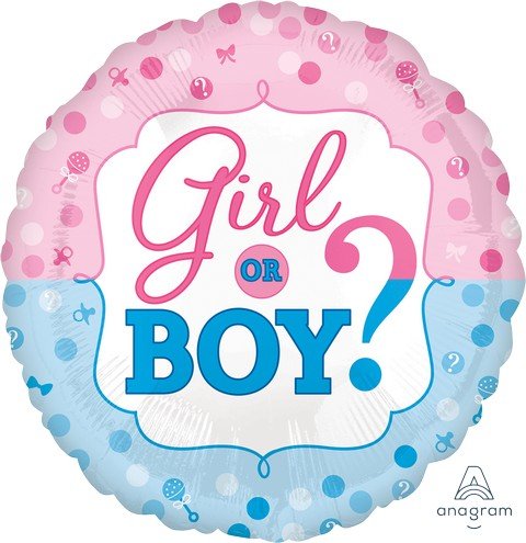 45cm Standard HX Gender Reveal Girl or Boy ?