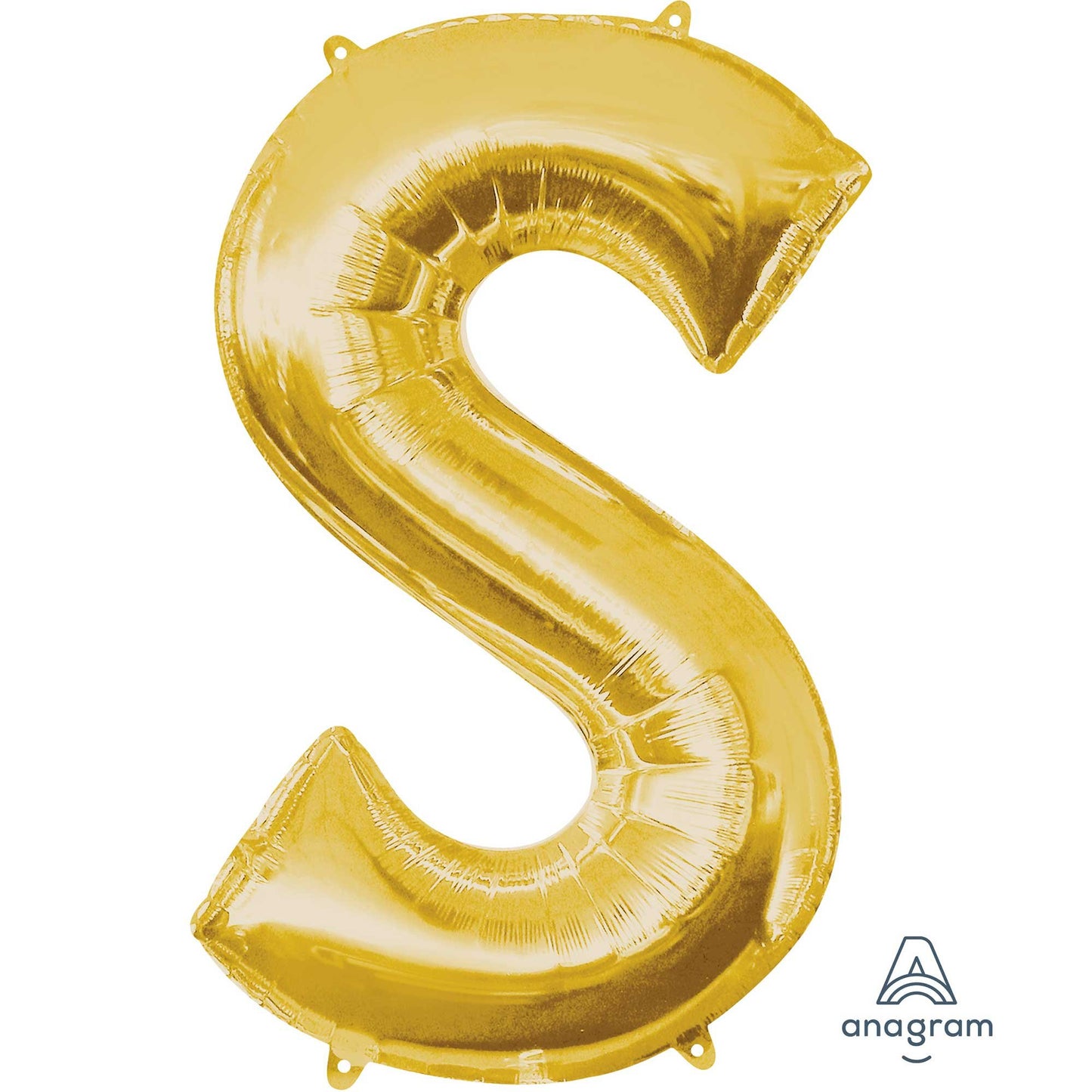 SuperShape Letter S Gold