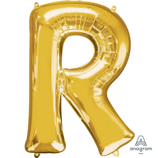 SuperShape Letter R Gold