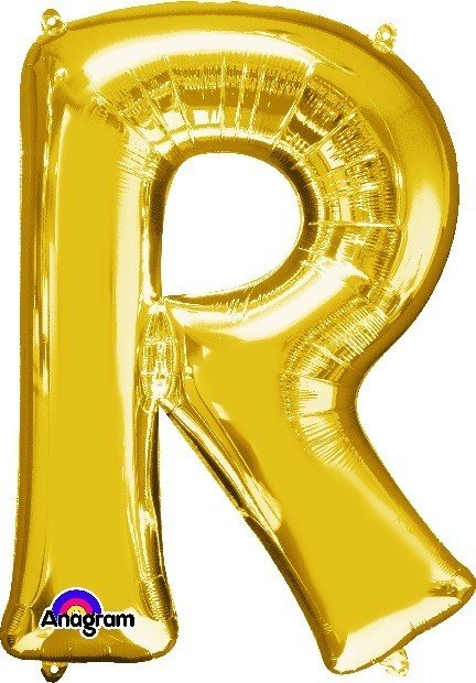 CI: Letter R Gold