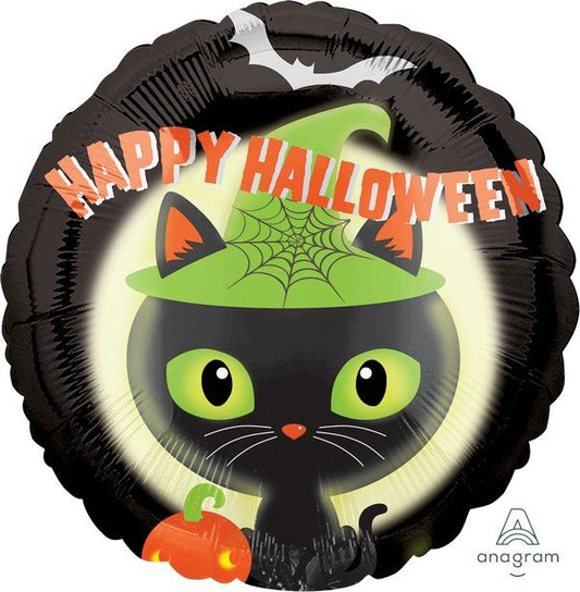 45cm Standard HX Halloween Black Kitty Cat