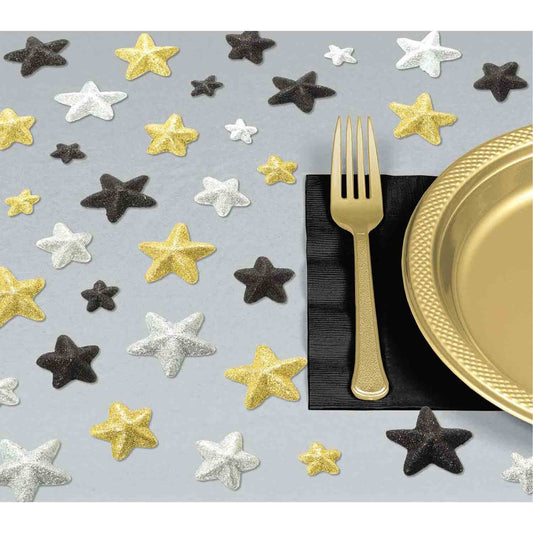 Glitz & Glam Table Star Scatters Glittered Foam Sprinkles