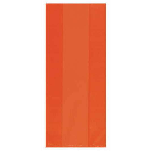 Cello Party Bags Small - Orange