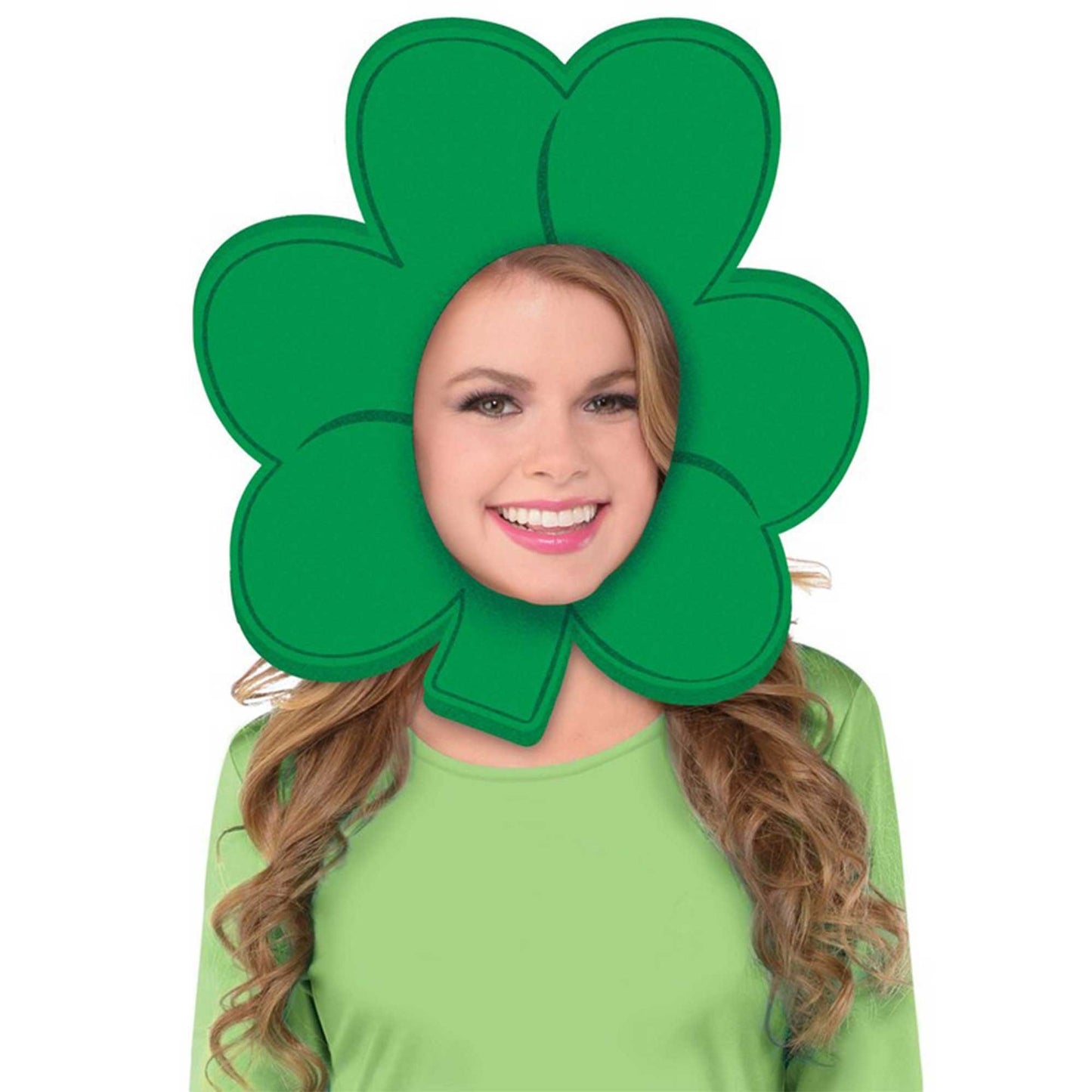 St Patrick's Day Shamrock Shaped Foam Hat