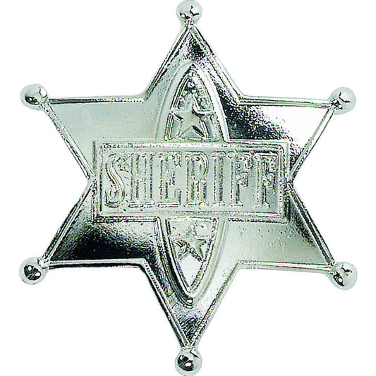 Sherriff Badge Silver