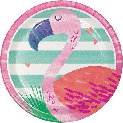 Pineapple N Friends Flamingo Lunch Plates Paper 18cm