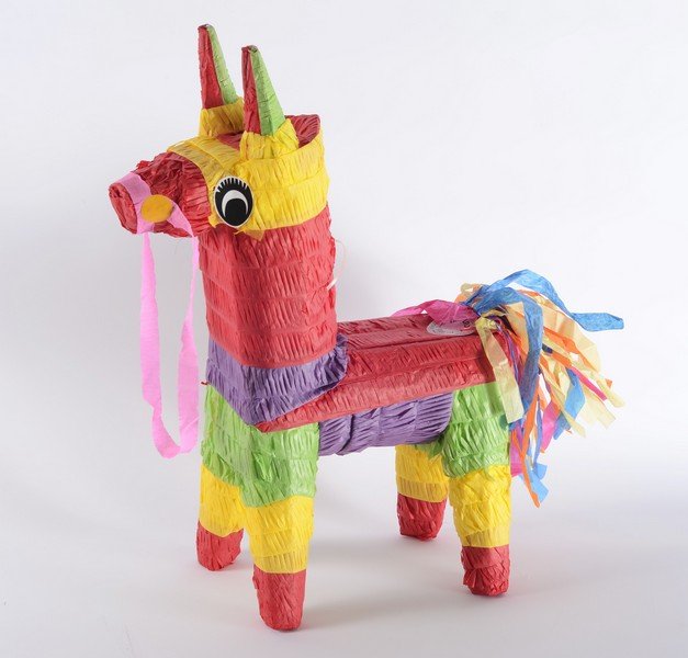 Rainbow Donkey 3D Shape Pinata