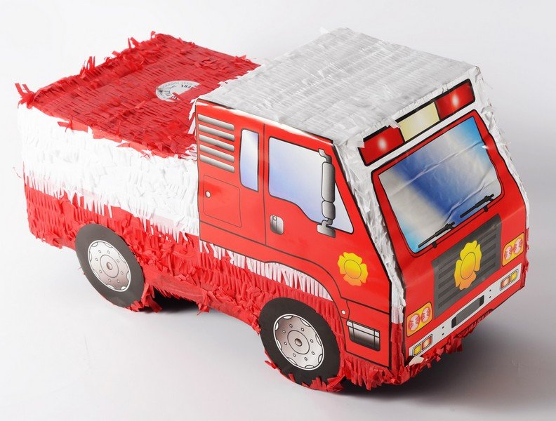 Fire Engine 3D Shape Pinata