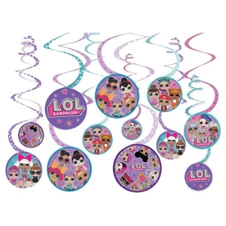 LOL Surprise Spiral Swirls Hanging Decorations