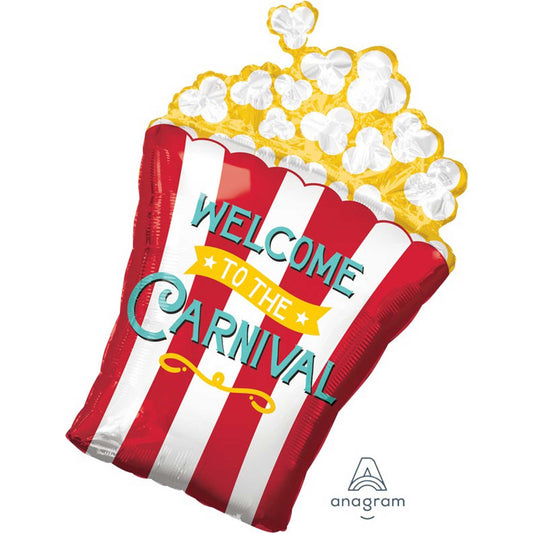 SuperShape Welcome To The Carnival Popcorn Box