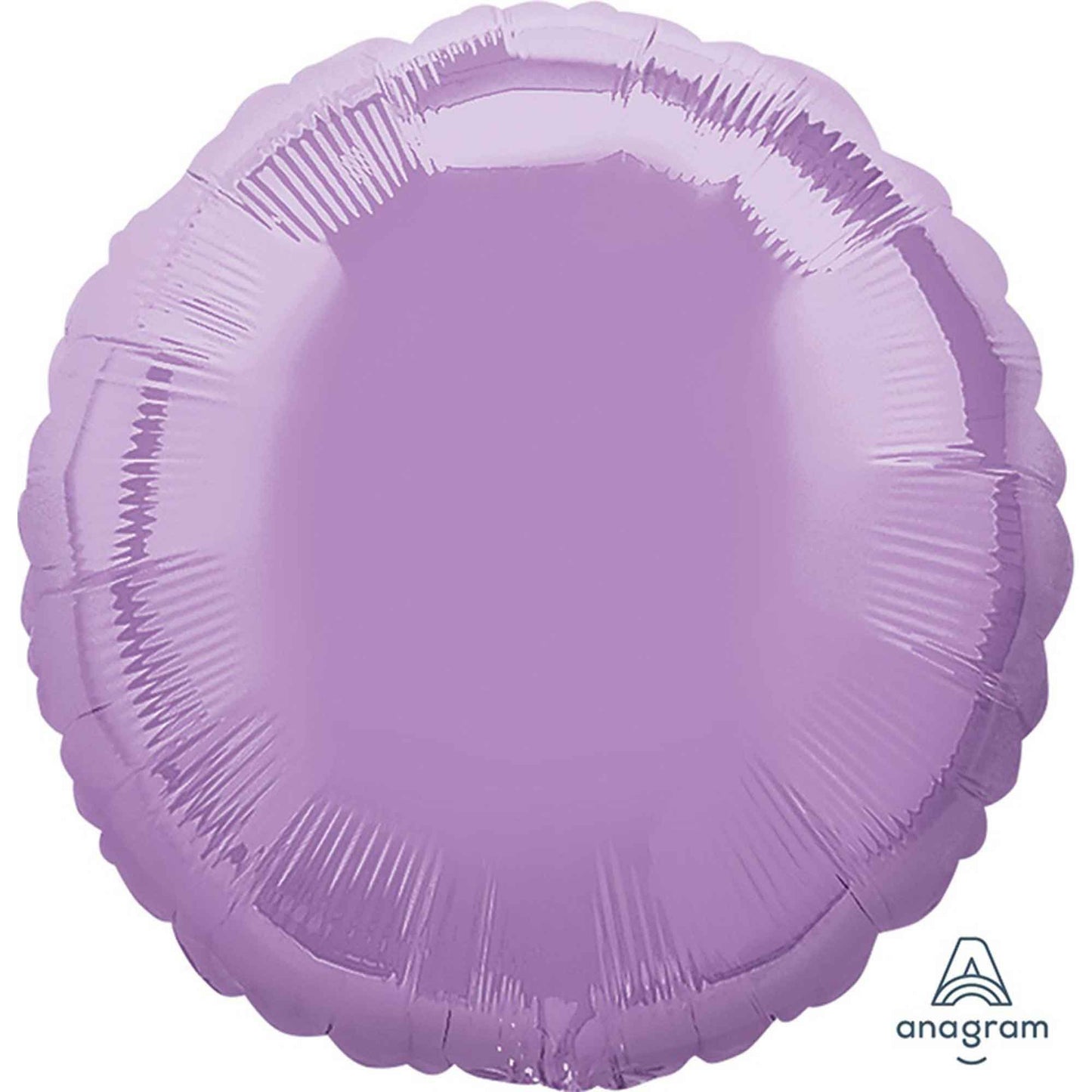 45cm Standard Circle Pearl Lavender Purple Balloon