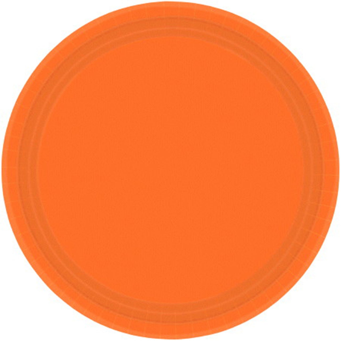 Paper Plates 23cm Round 20CT-Orange