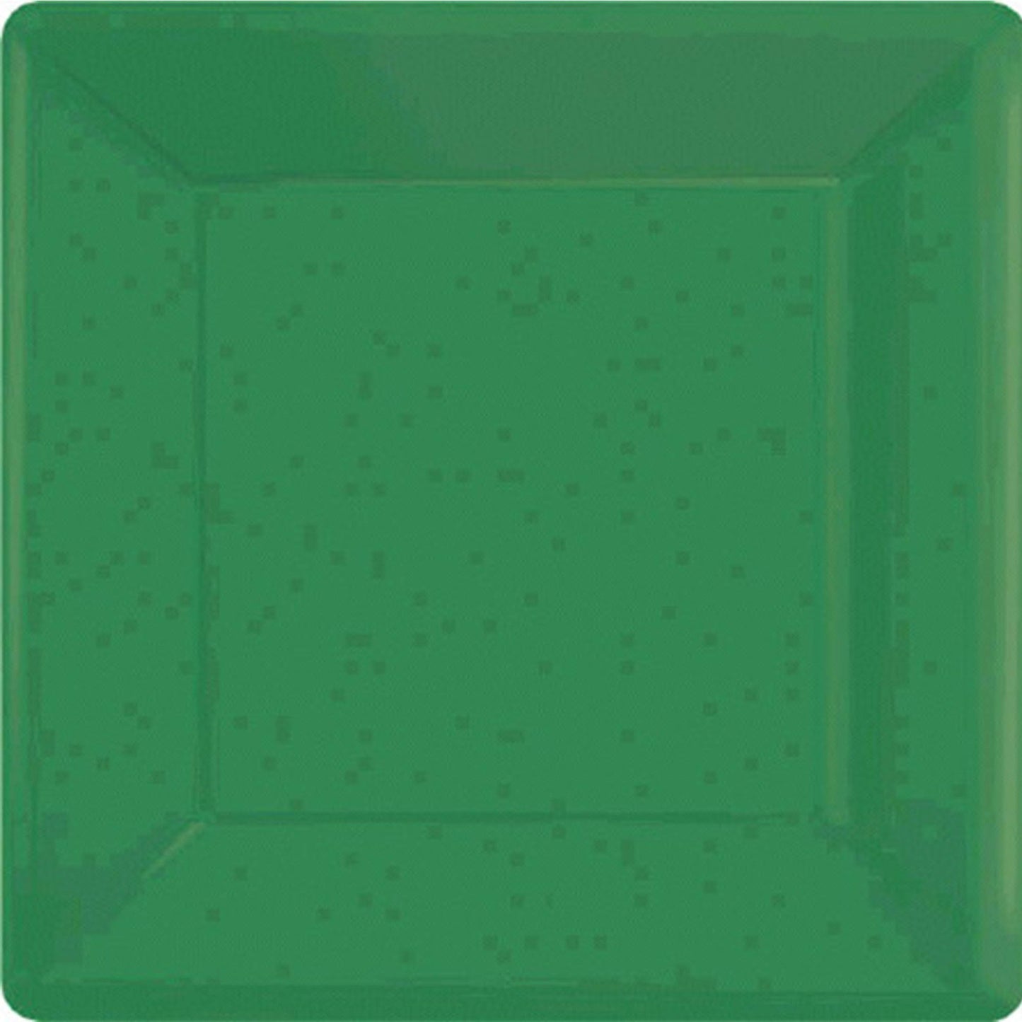 Paper Plates 17cm Square 20CT-Festive Green