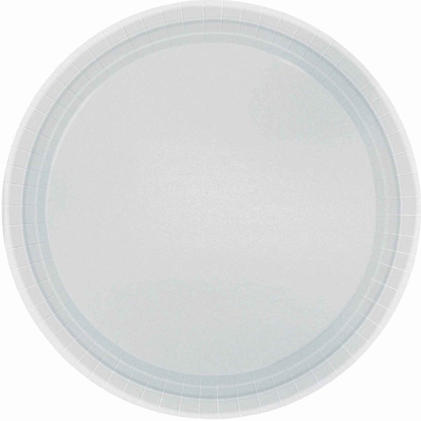 Paper Plates 23cm Round 20CT - Silver