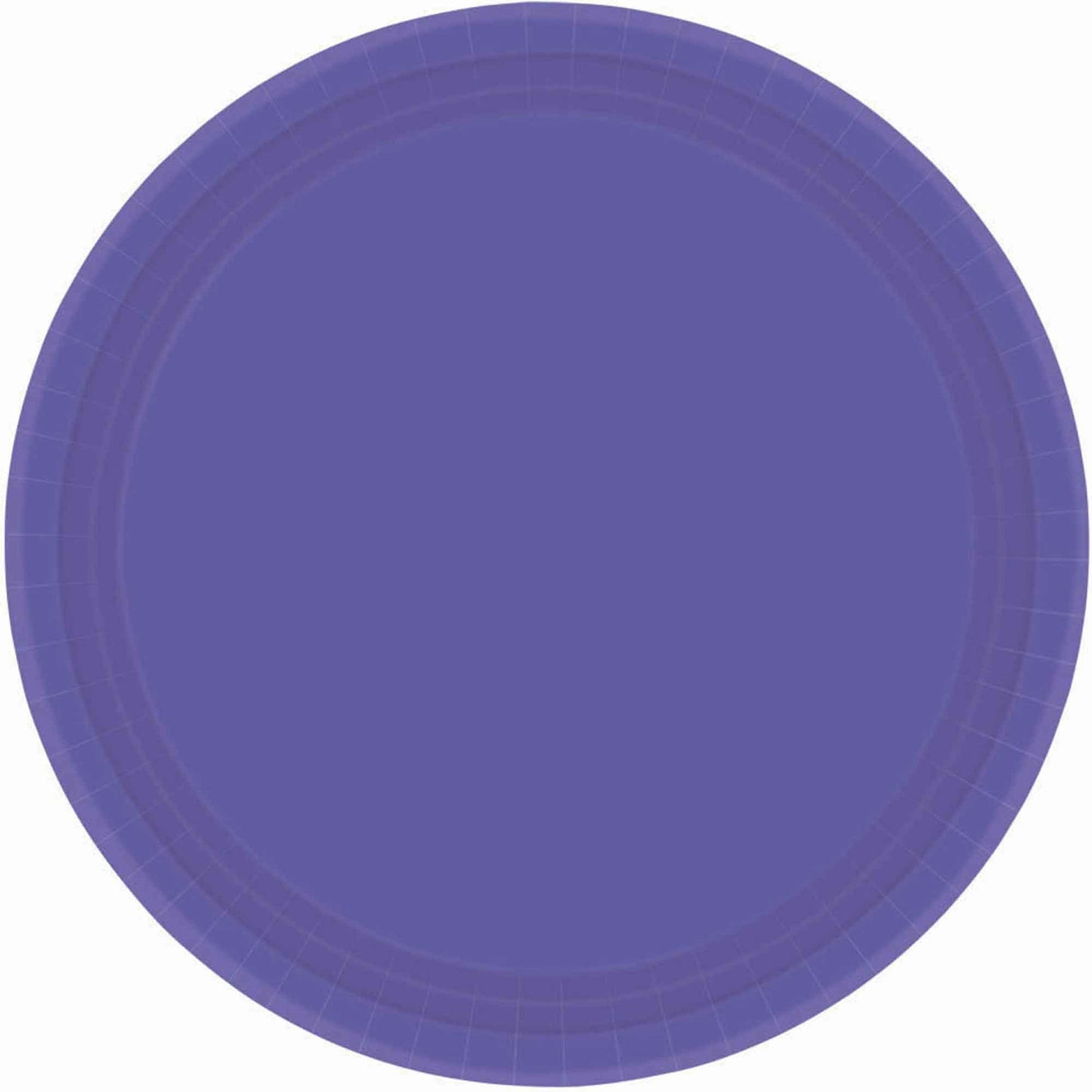 Paper Plates 17cm Round 20CT - New Purple