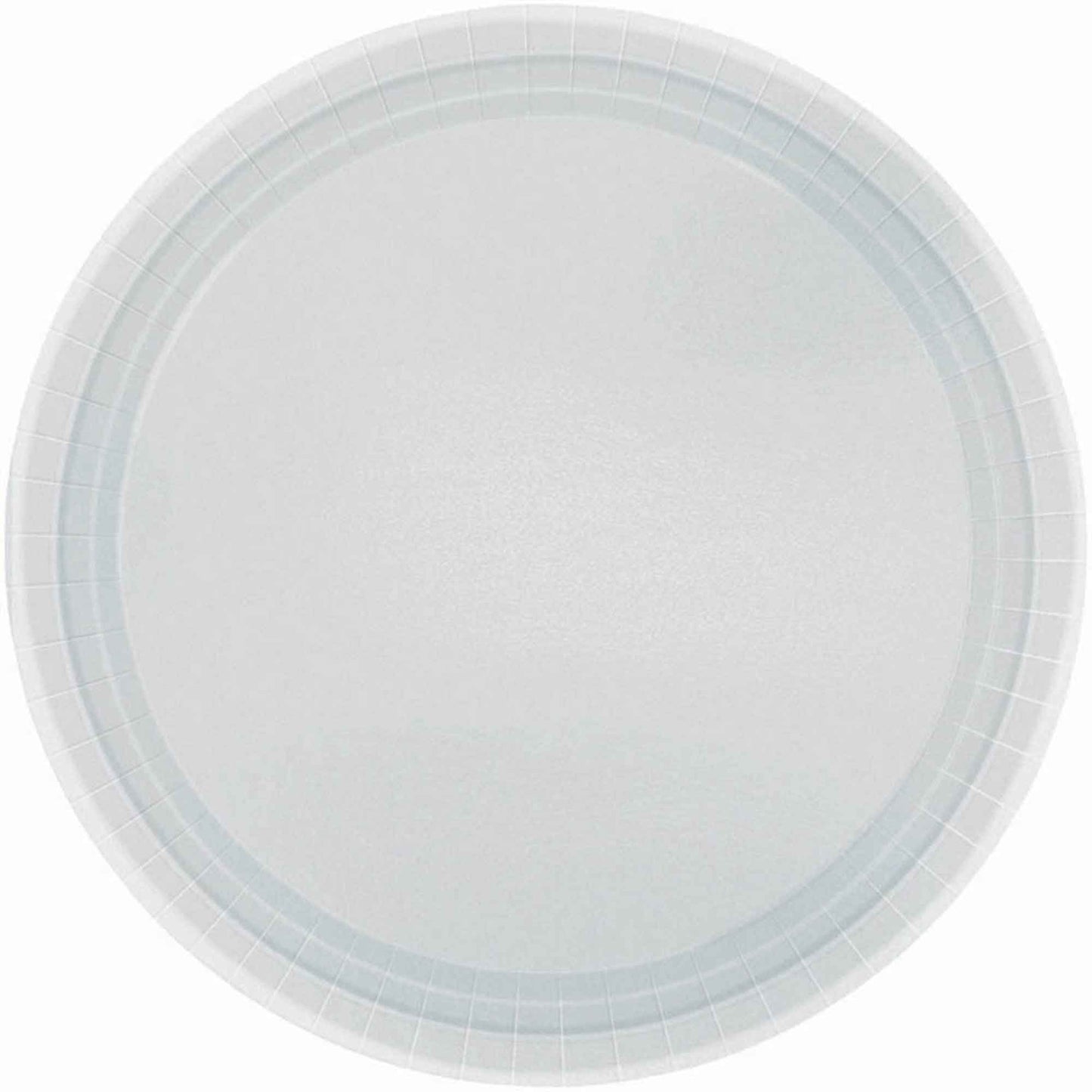 Paper Plates 17cm Round 20CT - Silver