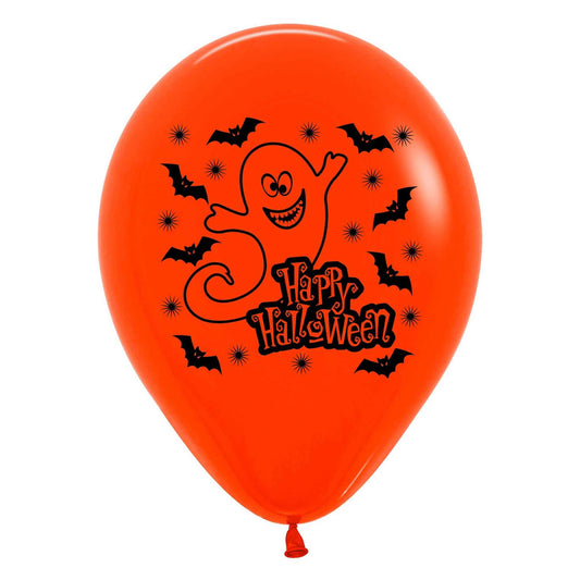 Sempertex 30cm Fashion Halloween Night Black & Orange Latex Balloons, 12PK