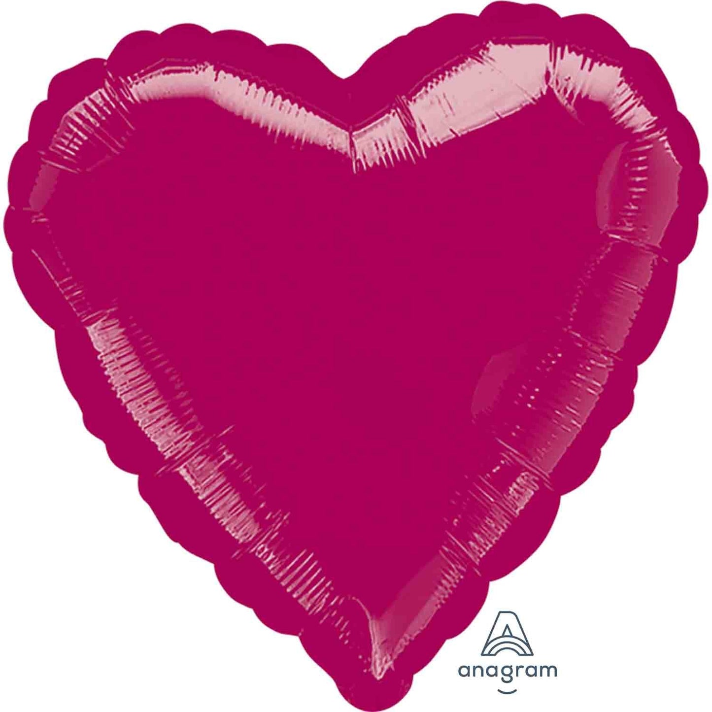 45cm Standard Heart HX Burgundy